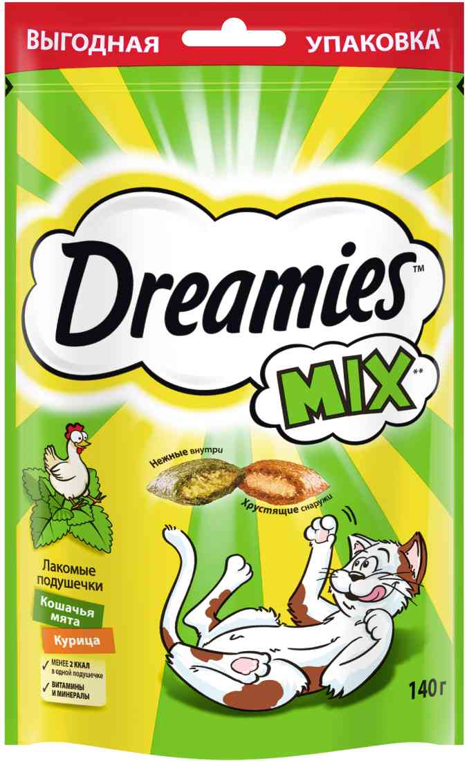 Лакомство для кошек для взрослых кошек Dreamies 199₽