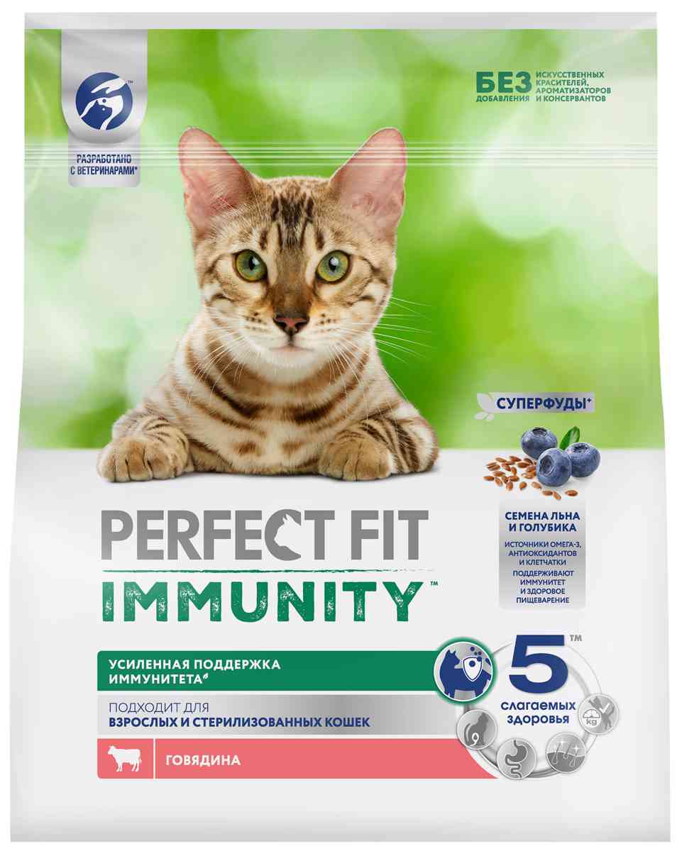 

Сухой корм для кошек Perfect Fit