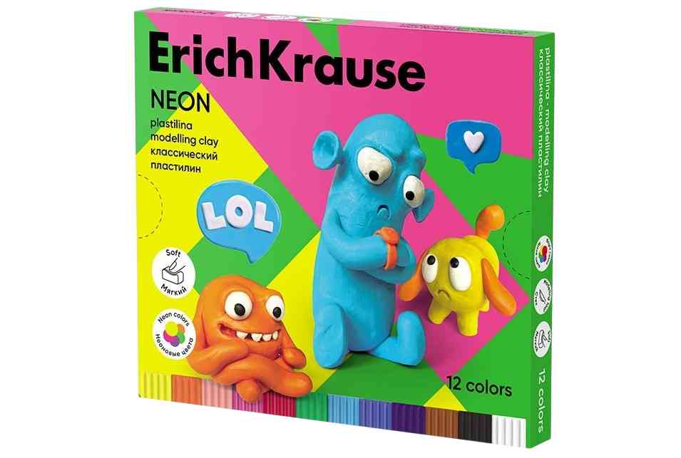 

Пластилин ErichKrause