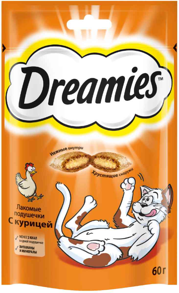 

Лакомство для взрослых кошек Dreamies