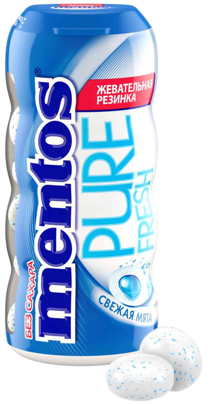 Жевательная резинка Mentos Pure Fresh со вкусом Свежая мята