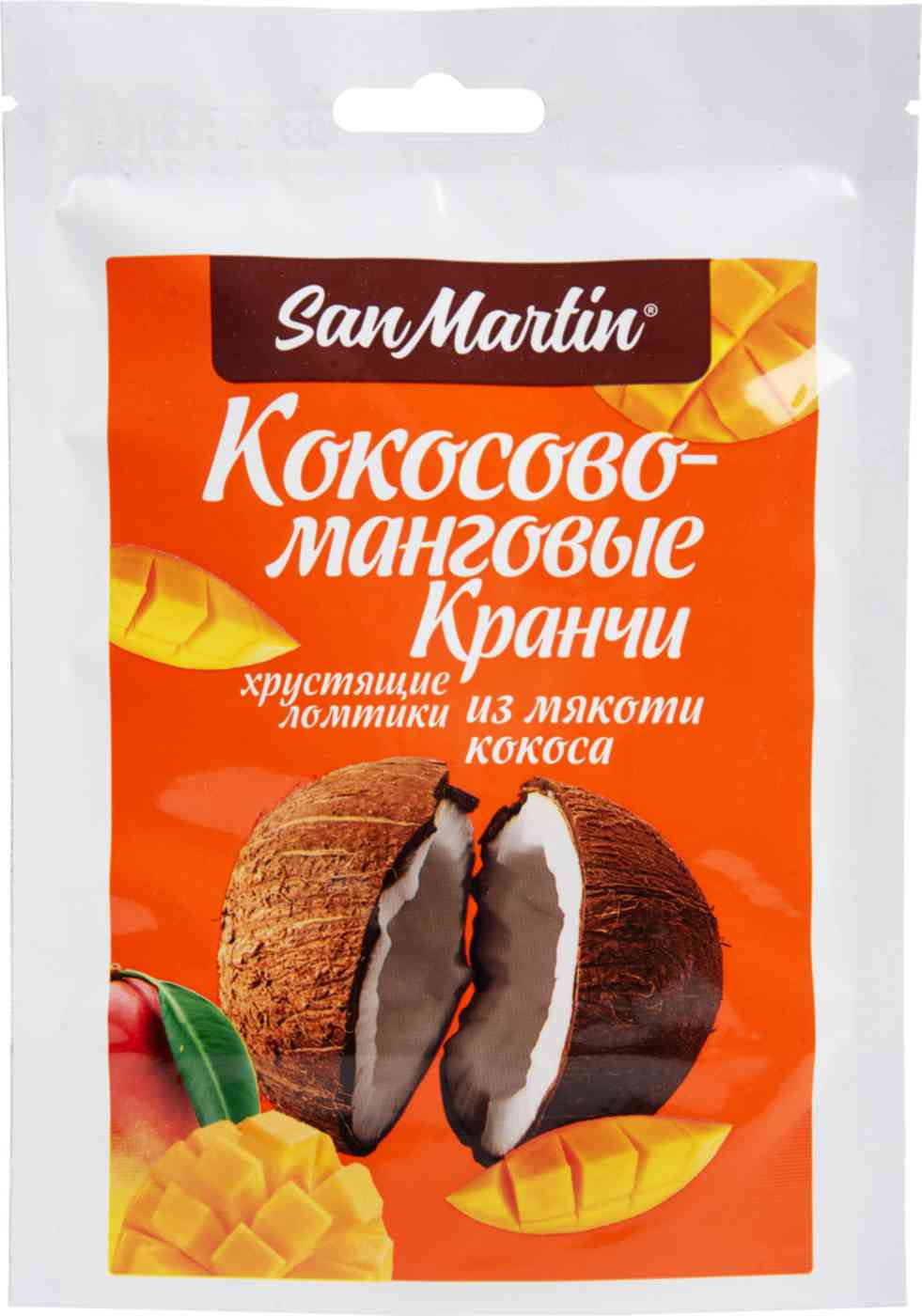 Кранчи кокосово-манговые San Martin