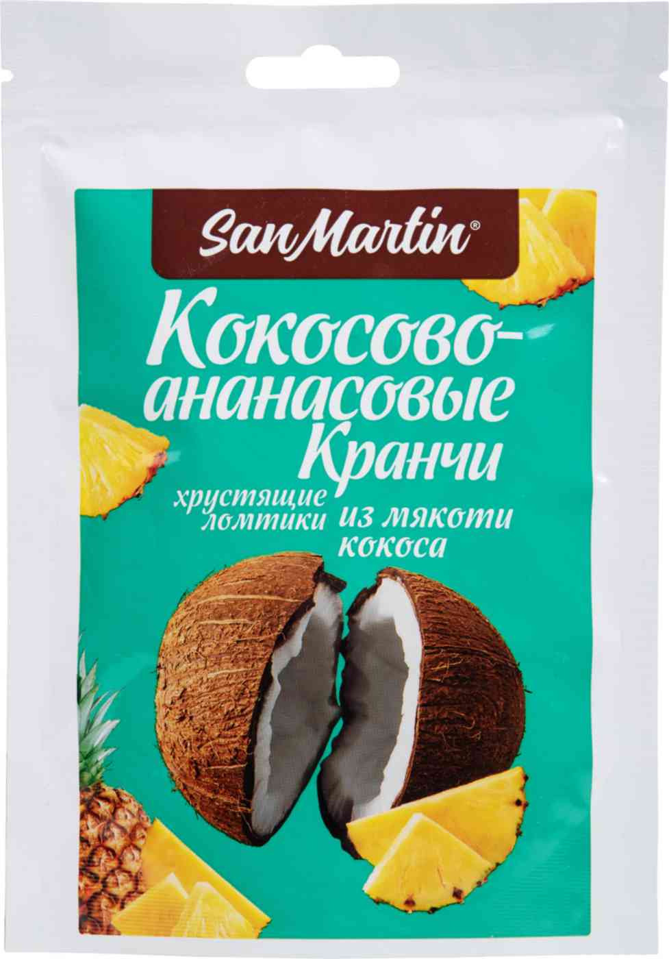 Кранчи кокосово-ананасовые San Martin