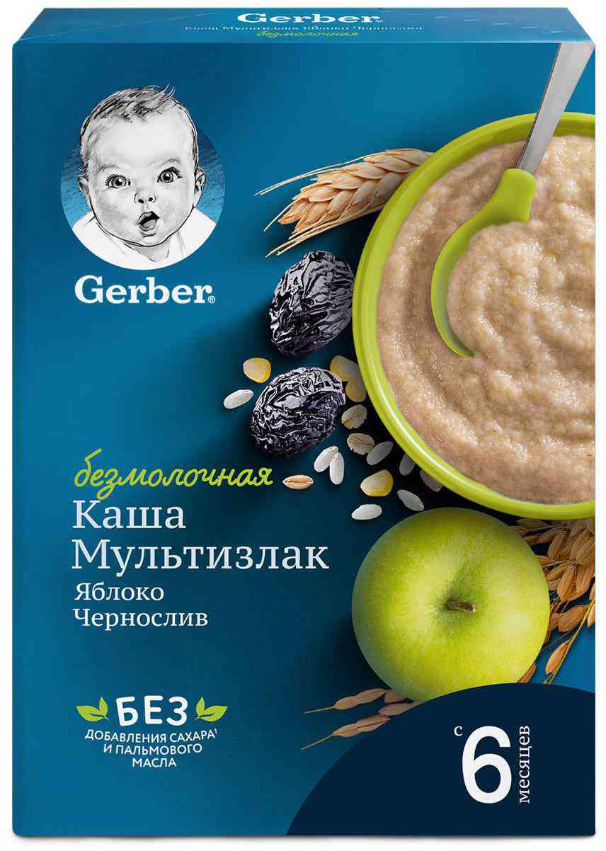 Каша мультизлак безмолочная Gerber 189₽