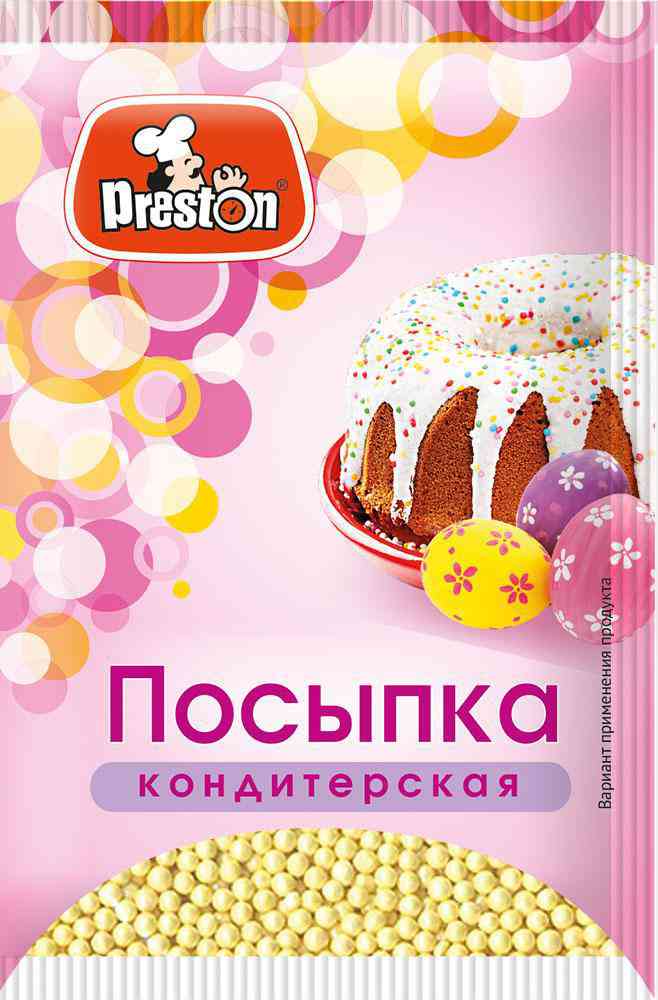 

Посыпка кондитерская декоративная Preston