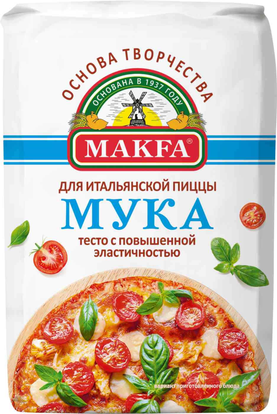 Мука для итальянской пиццы Makfa, 1 кг — купить в Москве в  интернет-магазине «GLOBUS»