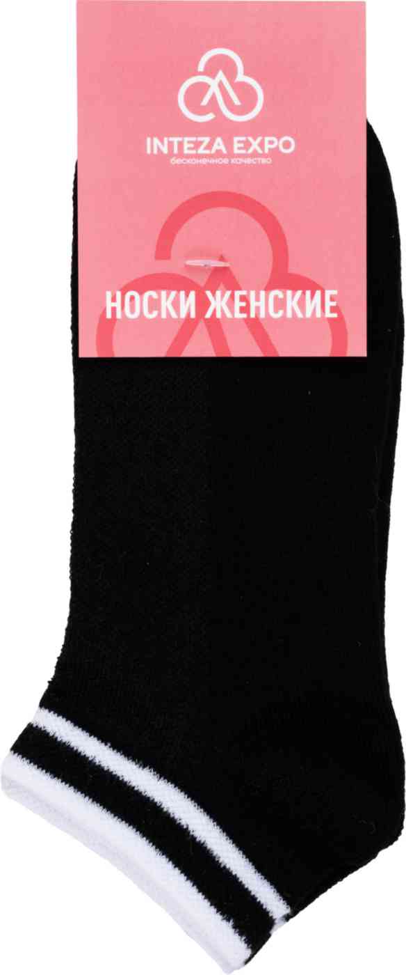 Носки женские спортивные Inteza Линия черные