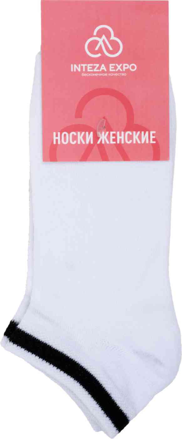 Носки женские спортивные Inteza Линия белые