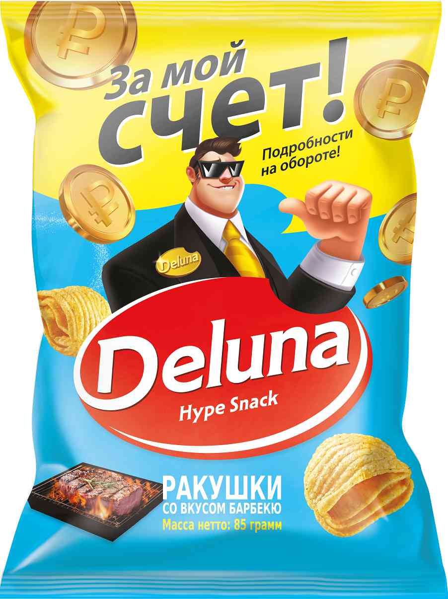 

Снеки кукурузные Deluna