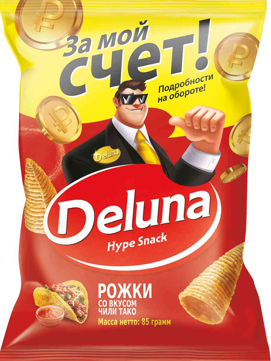 Снеки кукурузные Deluna