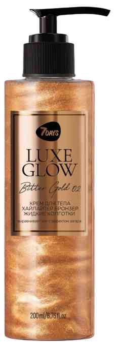 

Крем для тела 7DAYS Luxe Glow Bitter Gold 02 жидкие колготки