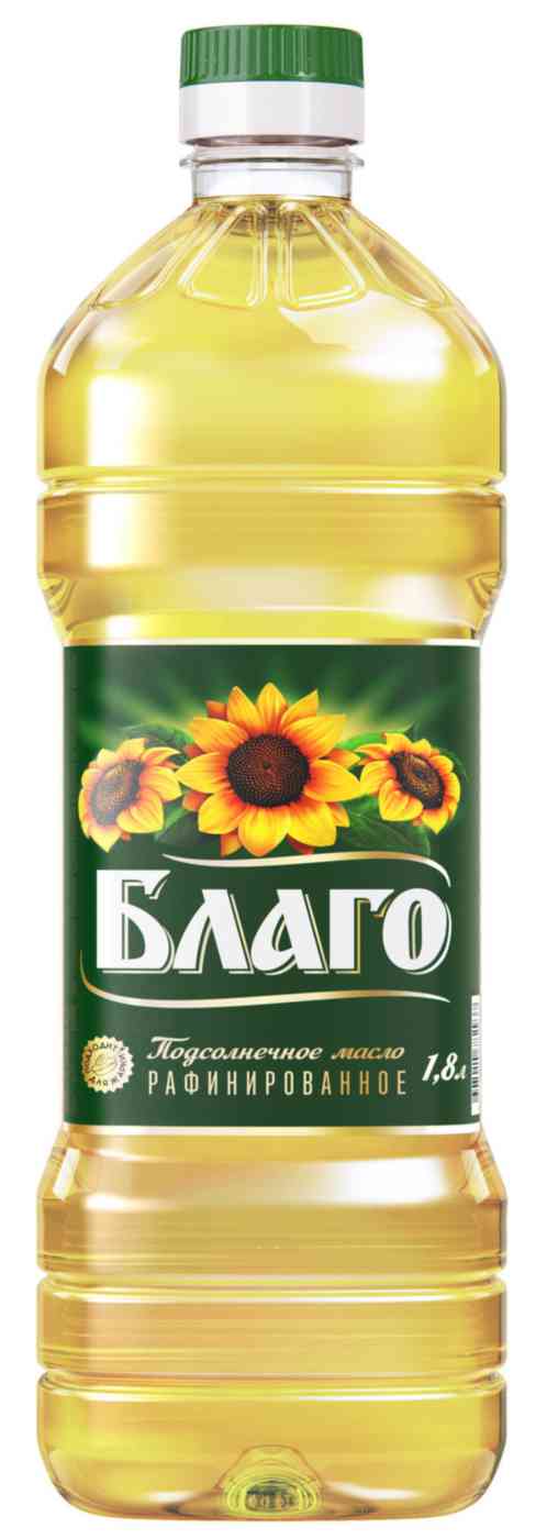 

Масло подсолнечное Благо рафинированное дезодорированное