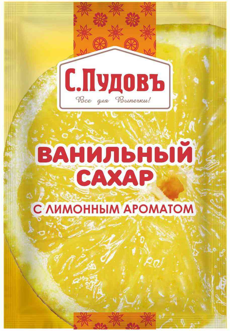 Ванильный сахар с лимонным ароматом СПудовъ 49₽